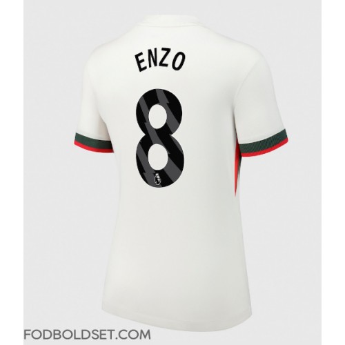 Chelsea Enzo Fernandez #8 Udebanetrøje Dame 2025-26 Kortærmet Chelsea Enzo Fernandez #8 Udebanetrøje Dame 2025-26 Kortærmet